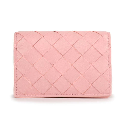 Bottega Veneta Business Card Case Rose