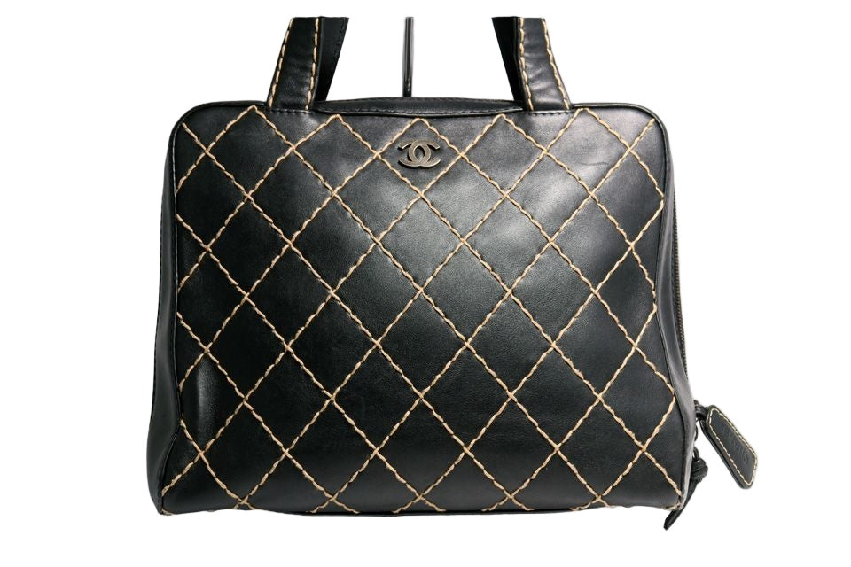 Chanel Wild Stitch GD Leather Tote