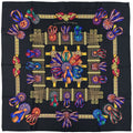 Hermes Scarf Carre 90 les Rubans Du Cheval Horse Ribbon Silk Black