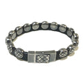 Bottega Veneta Bracelet Intrecciato AG 925 Silver and Black