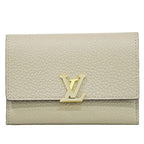 Louis Vuitton Portefeuille Capucines Taurillon Leather Fold Wallet