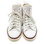 Hermes Perforated Leather High Cut Sneakers Size 42 — view 3