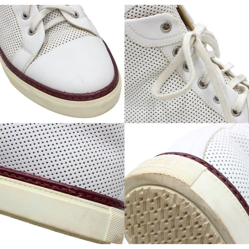 Hermes Perforated Leather High Cut Sneakers Size 42 — view 5