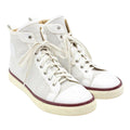 Hermes Perforated Leather High Cut Sneakers Size 42