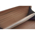 Yves Saint Laurent Long Wallet Women Leather Beige — view 6