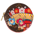 Louis Vuitton Monogram Porte Monnaie Long Vivienne Coin Case Brown