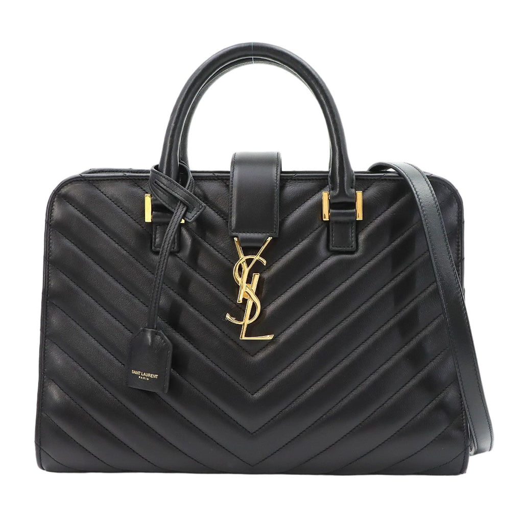 Saint Laurent Cabas 2-Way Bag Leather Black