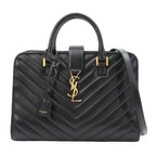 Saint Laurent Cabas 2-Way Bag Leather Black