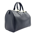 Louis Vuitton Speedy 25 Epi Noir Leather Black Handbag Gold — view 2