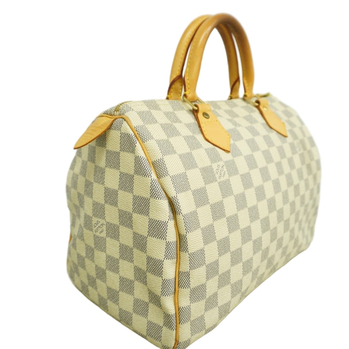 Louis Vuitton Handbag Damier Azur Speedy 30 White — view 2