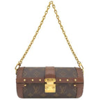 Louis Vuitton 2-Way Bag Papillon Trunk Monogram Canvas Gold Hardware