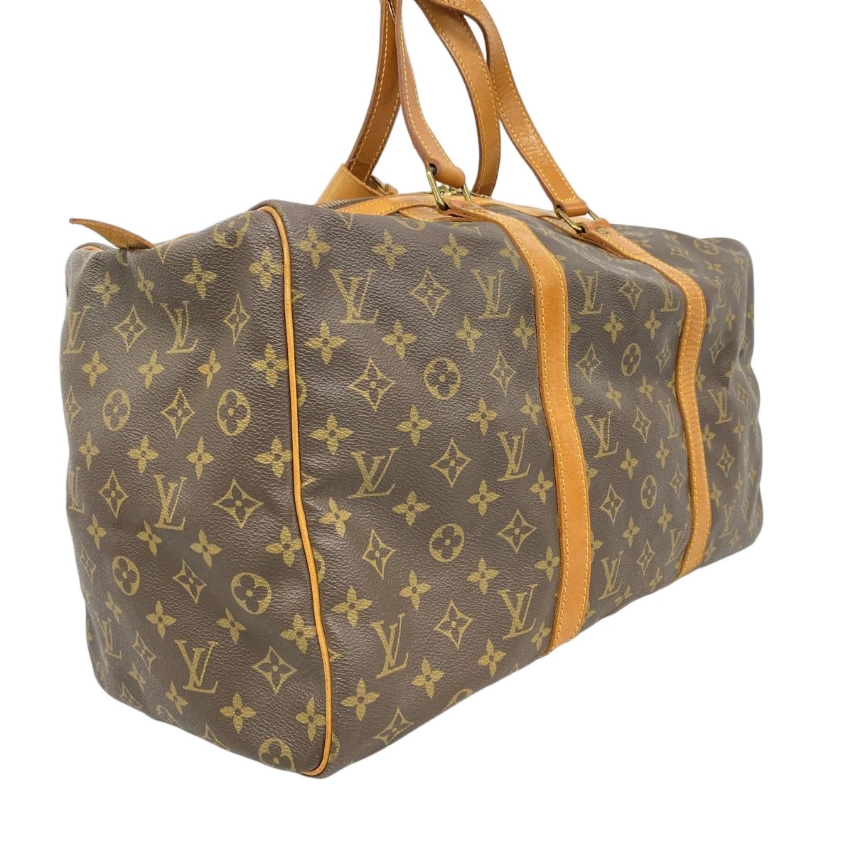 Louis Vuitton Boston Bag Monogram Sac Spool 45 Brown — view 2