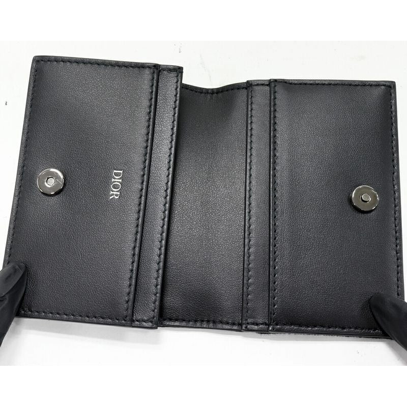 Dior Business Card Holder Case Depth Oblique Saddle — view 3