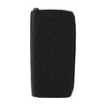 Louis Vuitton Zippy Wallet Vertical Long Taurillon Leather Black
