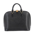 Louis Vuitton Epi Alma PM Hand Bag Leather Noir Gold