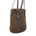 Louis Vuitton Tote Monogram Mini Lin Bucket PM Ebene — view 2