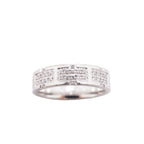Hermes Ring Kilim 18k White Gold Diamond — view 2