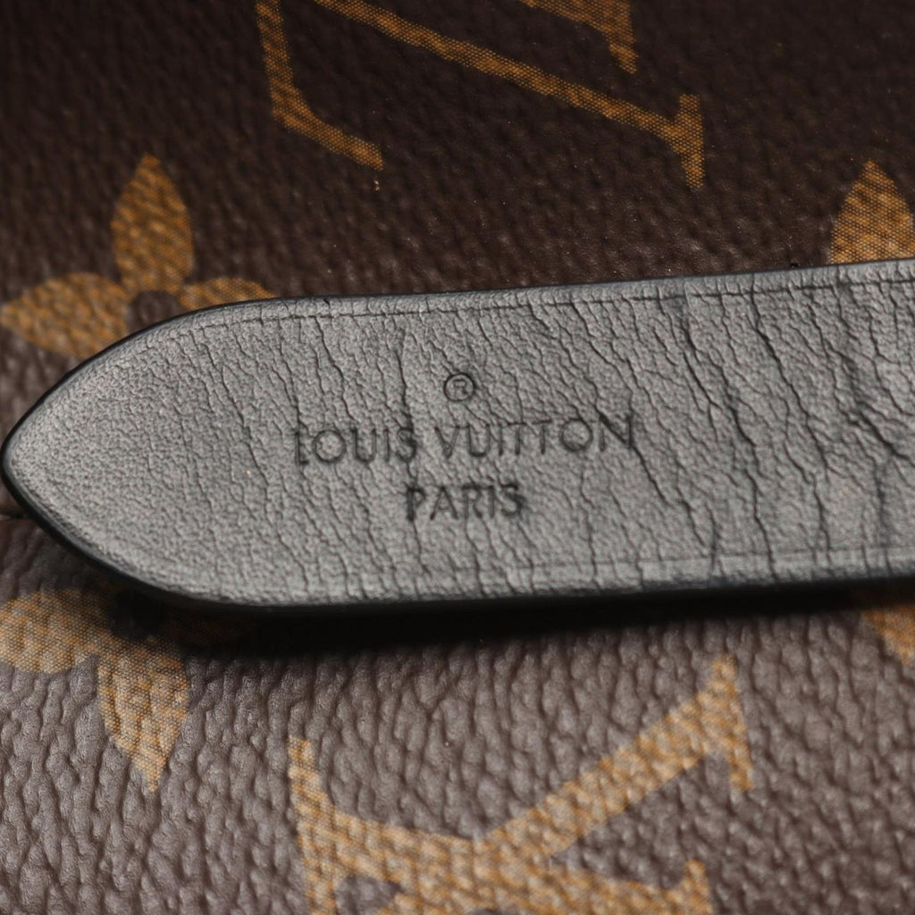 Louis Vuitton Shoulder Bag Neo Noe Noir Black Canvas Leather Brown — view 4