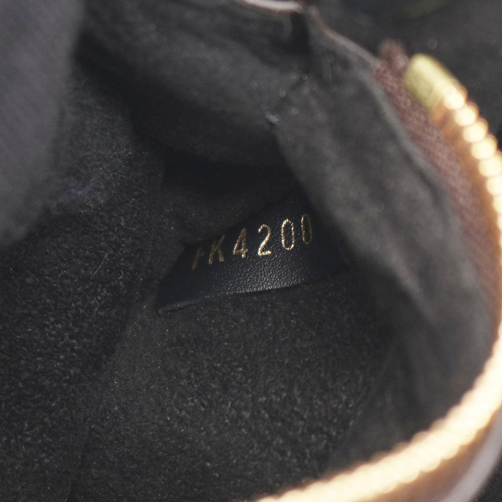 Louis Vuitton Shoulder Bag Neo Noe Noir Black Canvas Leather Brown — view 5