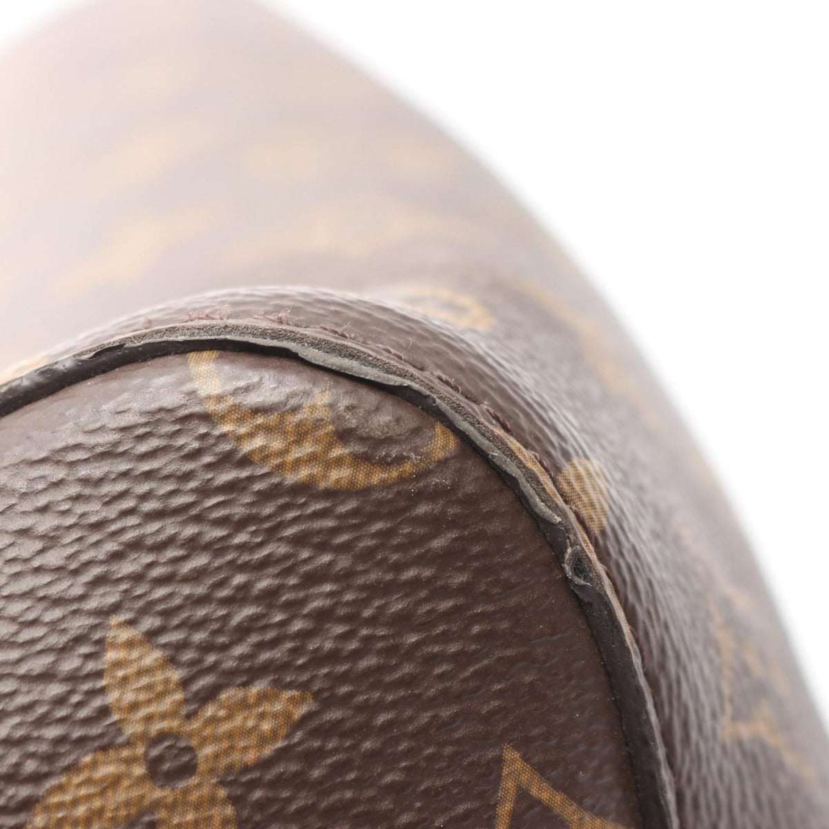 Louis Vuitton Shoulder Bag Neo Noe Noir Black Canvas Leather Brown — view 6