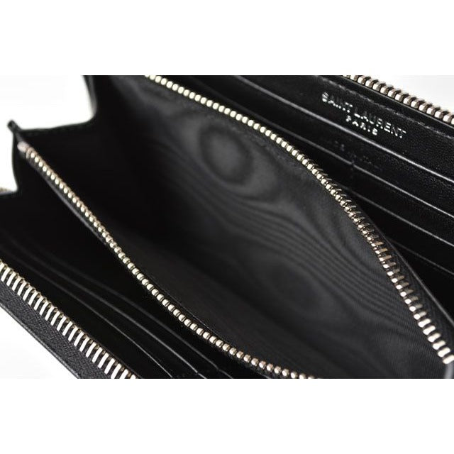 Saint Laurent Paris Long Wallet Leather Black — view 5