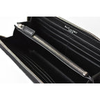 Saint Laurent Paris Long Wallet Leather Black — view 6