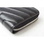 Saint Laurent Paris Long Wallet Leather Black — view 8