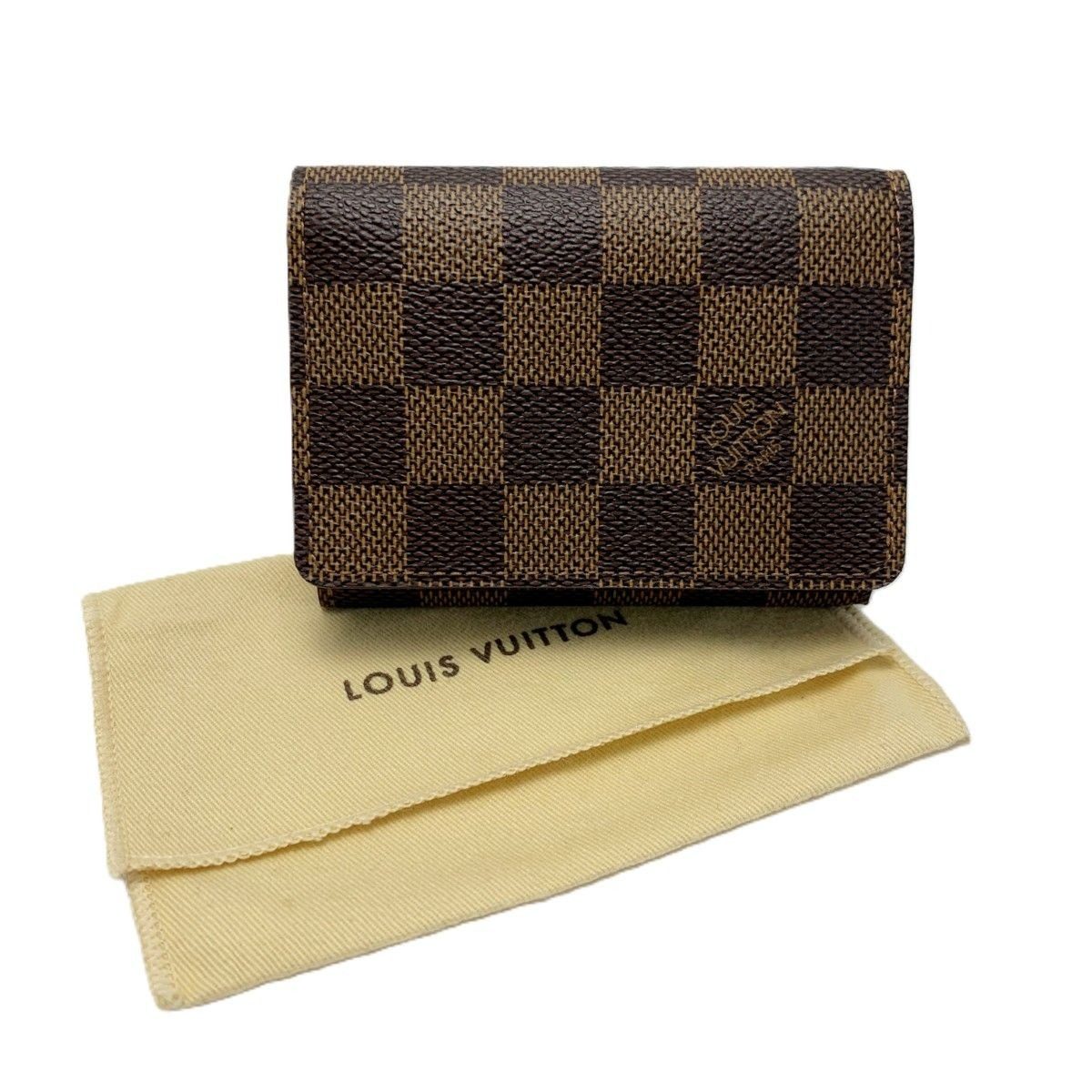 Louis Vuitton Damier Envelope Carte de Visite Card Case Bag