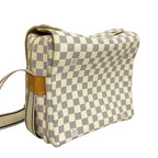 Louis Vuitton Shoulder Bag Damier Azur Naviglio White — view 2