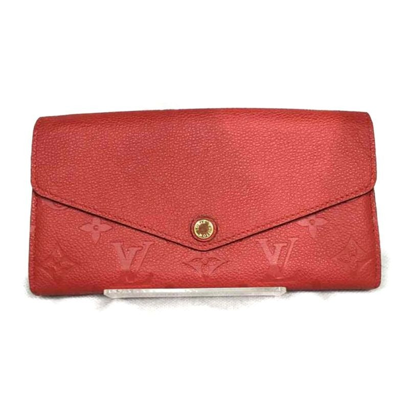 Louis Vuitton Portefeuille Sarah Monogram Empreinte Red