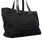 Chanel Tote New Travel Nylon Black Champagne Gold — view 2