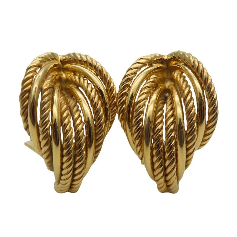 Celine Earrings Metal Gold Plated Accessories — view 2