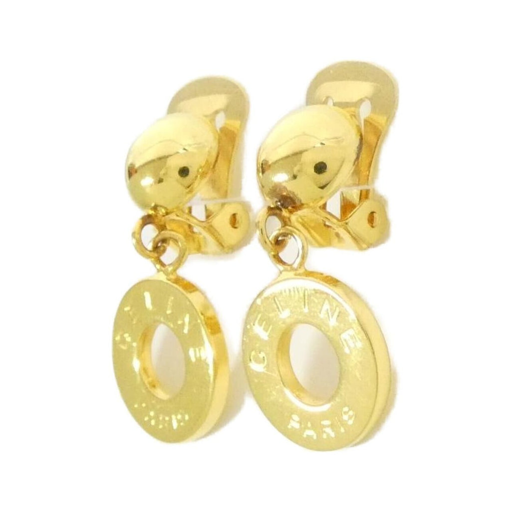 Celine Vintage Earrings Gold — view 2