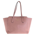 Gucci Swing Pink Leather Tote Shoulder Bag