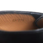 Louis Vuitton Leather LV Logo Plain Toe Lace Up Ankle Boots Black 6 — view 9