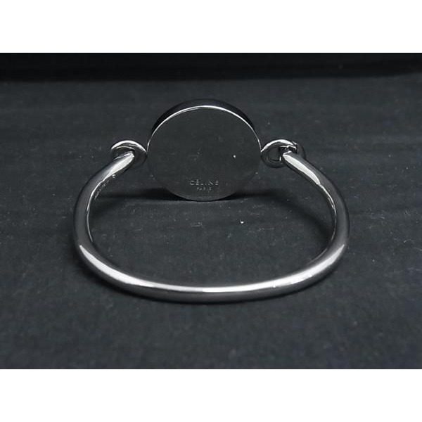 Celine Stone Bracelet Bangle Silver — view 2
