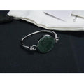 Celine Stone Bracelet Bangle Silver