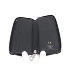 Louis Vuitton Monogram Eclipse Zippy Wallet Vertical Long Black — view 3
