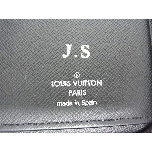 Louis Vuitton Monogram Eclipse Zippy Wallet Vertical Long Black — view 6
