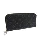 Louis Vuitton Monogram Eclipse Zippy Wallet Vertical Long Black