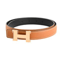 Hermes Belt Mini Constance Black Gold