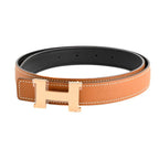 Hermes Belt Mini Constance Black Gold