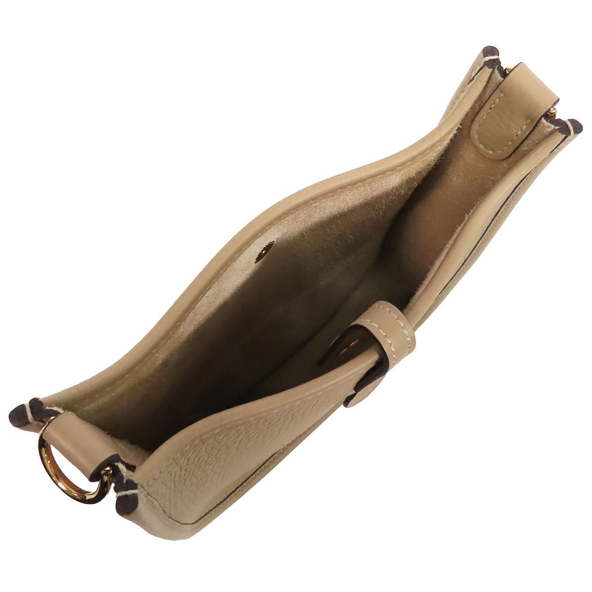 Hermes Evelyne Amazon TPM Trench Gold Taurillon Shoulder Bag — view 5