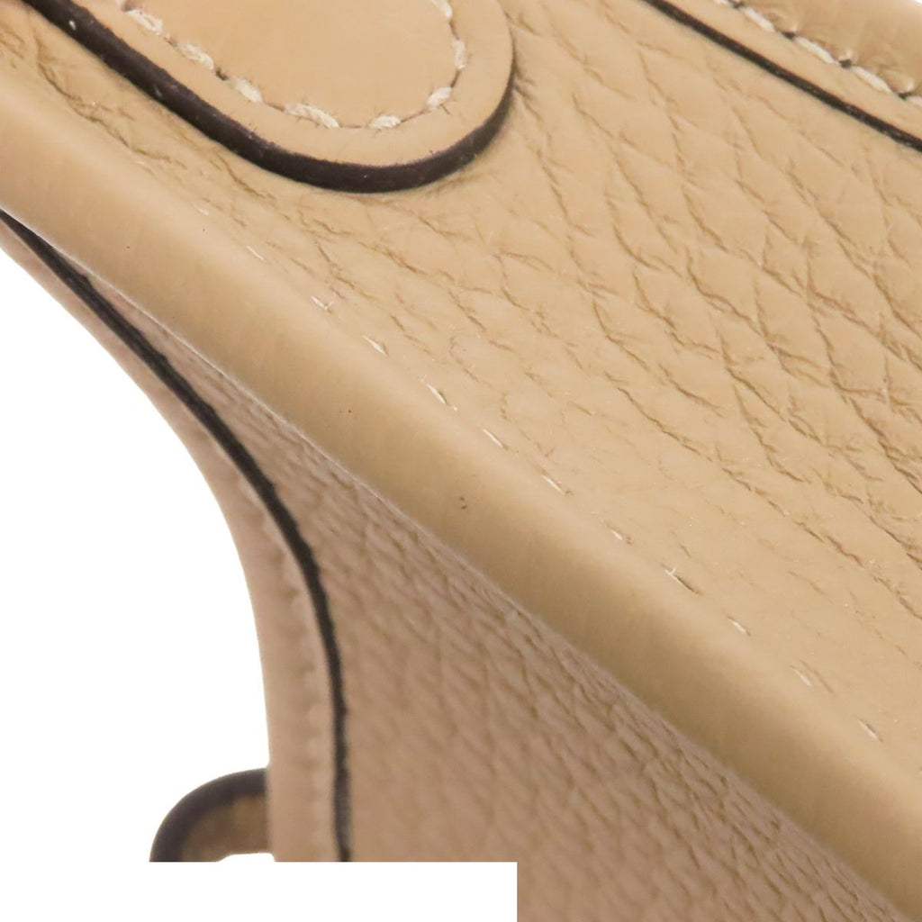 Hermes Evelyne Amazon TPM Trench Gold Taurillon Shoulder Bag — view 6