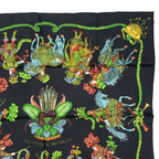 Hermes Scarf Silk Carre 90 les Feres du Roi Soleil Celebration of the Sun King — view 3