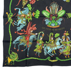 Hermes Scarf Silk Carre 90 les Feres du Roi Soleil Celebration of the Sun King — view 4