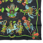 Hermes Scarf Silk Carre 90 les Feres du Roi Soleil Celebration of the Sun King — view 5