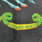 Hermes Scarf Silk Carre 90 les Feres du Roi Soleil Celebration of the Sun King — view 6