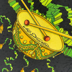Hermes Scarf Silk Carre 90 les Feres du Roi Soleil Celebration of the Sun King — view 8