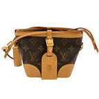 Louis Vuitton Noe Pass Monogram Leather Brown Shoulder Bag Gold